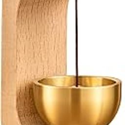 WICHARSH Beech Wooden Door Chime with Brass Bell,Dopamine Door Bell for Home,Self-Adhesive Magnetic Doorbell,Serene Acoustic for Home & Shop,Shopkeepers Door Chime,Ideal Housewarming Gift-picture-18