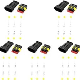 CALANDIS 5 Kit Waterproof Electrical Wire Cable 3 Pin Way Connector Plug | Other | Interior | Car & Truck Parts | Parts & Accessories-image-25