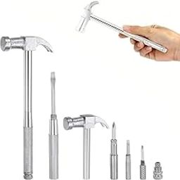 acrown 6-in-1 Hammer and Screwdriver Set | Multi-Tool with Screwdriver Bits, Claw Hammer, Ergonomic Handle | Perfect for Home Repairs, DIY Projects, and Professional Use, Durable & Compact Tool Kit-image-27