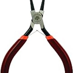 Taparia 1402 4.92 inch 125 mm Round Nose Mini Pliers dip Coated Sleeve, Brown-13