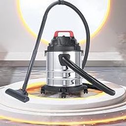 Sasimo Wet & Dry Vacuum Cleaner, 800 Watts, 17 kPa Suction Power, 15 litres Tank Capacity, for Home Use, 220V Vacuum Cleaner for Home Use (Silver)-23