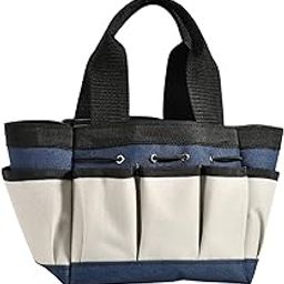Garden Tool Storage Bag Handheld Garden Storage Bag for Electrician Gardener Blue L-image-33