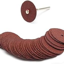 DIY Crafts Pack 72 Pcs, Red Colour, Cut-Off Wheels Thick, Cutting Wheel Cut Off Discs Coated Rotary Tools with Mandrel for Dremel (Pack 72 Pcs, Red Colour)-image-46