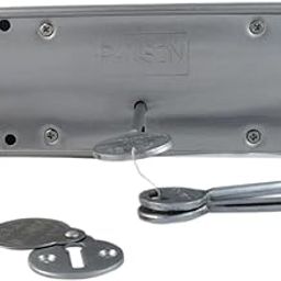 RAMSON Steel Soldier 5 Lever Stainless Door Lock with Side Clamp & Key Hole (Silver)-image-60