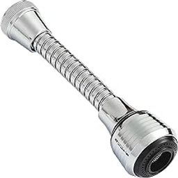 PEGEO Flexible Hose Extension with 2 Modes Water Saving | Faucet for Kitchen Sink | Water Faucet Sprayer Standard Size,Silver-23