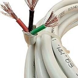 2.5 mm 3 core Copper Cable Wire for A.C. Electrical Uses ISI Mark White PVC (3 METER)-14