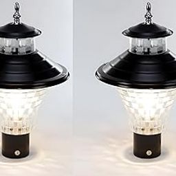 twixle GATE Light for Home gate/gate lamp/gate Lamps for Outdoor Waterproof/gate Light/gate Pillar Lights for Outdoor for Stairs, Boundries, Pillar, Garden(jalwa) (Bulb not Included) (Pack of 2)-picture-22