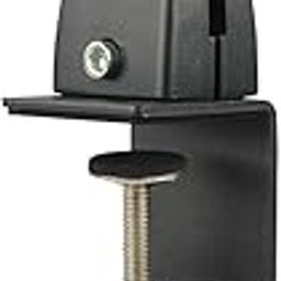 MERISHOPP Desk Partition Clamp Office Shelf Bracket Desktop Screen Clip Holder Black-20