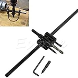 SHUANG YOU Adjustable Metal Wood Circle Cutter Kit Hole Saw Drill Bit DIY Tool 30-300 mm-image-21