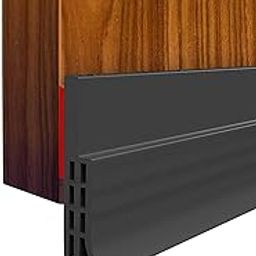 VIKIZAN gate gap blocker door gap filler bathroom door water stopper door space cover door cover for insects door seals for bottom of door (BLack)-image-55