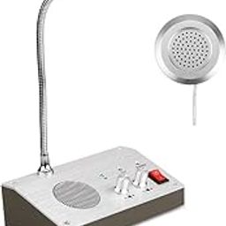 kh Window Intercom,High Power Window Speaker,Two Way Voice Transmission,Intercom Speaker System for Bank,School, Hospital, Office, Reception, Ticket Window-63
