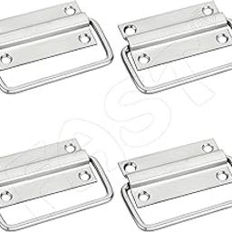PK02 SS Stainless Steel 3 Inch Cabinet Chest Pull Handle Kadi for Furniture Bed Storage Box Drawer & Door 4pcs (Silver)-17