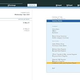 State- Item wise Sales & Purchase Report - Tally Add-On (E-mail Delivery - No CD) - Single User-17