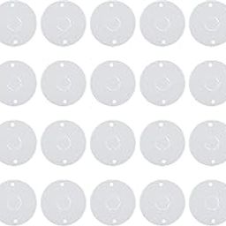 MECCANIXITY 20Pcs PVC Conduit Lid Round Junction Box Cover PVC Round Circular Box Lids 65mm OD for Conduit Box-image-25