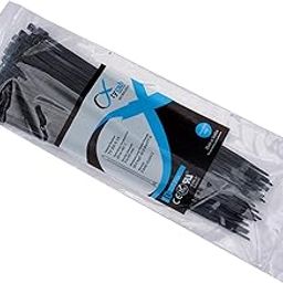 Tycab Nylon Cable Ties 250 mm, 10 Inch, Pack of 100, Black-image-22