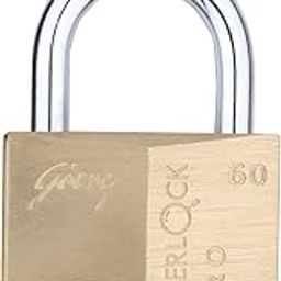 Godrej Locks | Sherlock Pro (60mm) Padlock | with 4 Keys | Premium Solid Brass Lock | Self-Locking Shackle | Double Locking | Rust-Resistant | Suitable for Doors, Outdoor Usage | 5 Years Warranty-13