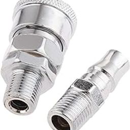 Home Sutra (QRC) Pneumatic Fittings Air Line Hose Compressor Connector Quick Release Coupler Air Line Fittings for Air Line Hose (SM20 + PM20)-image-21