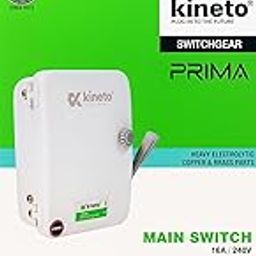Kineto Prima Main Switch, 16A/240V, Heavy Electrolytic Copper and Brass Parts-image-49