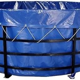 ECOSHIELD TARPAULIN 3 Diameter 650 GSM for 9000 LTR Multicolor Biofloc Fish Farming Tank Round Pond Weight 13.79 Kg Height 1.5 Mtr-picture-11
