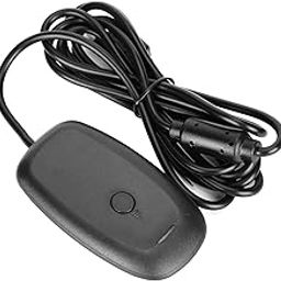 PUSOKEI Wireless Game Controller for , No Vibration PC Receiver Game Controller Wireless Adapter Console with USB Receiver for 360-83