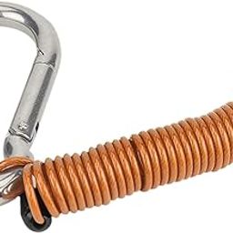 Breakaway Cable 4.9 Foot Safety Rope Retractable Cable Orange-picture-22