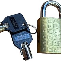 High Security Solid Brass Padlock Tubular/Barrel Keys SafeCo Brands (Keyed Different)-image-39