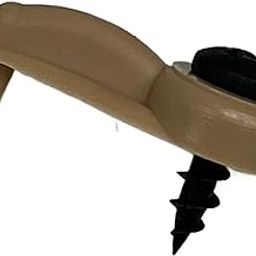 Glass Cabinet Panel Retainer Clips with Screws 25 Clips (Choose Your Offset and Color) by E.H.C. (Tan, 5/16 Inset)-picture-12
