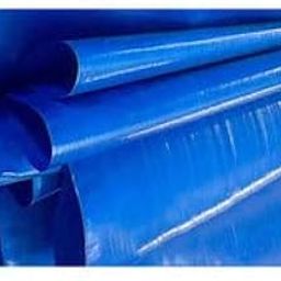 JooGTooK 10X12 FT. Plastic Film Tripal/Tarpaulin/90 GSM Tirpal (10X12FT.) || Extra Strong, UV Resistant, 100% Waterproof Virgin (Blue)-image-3