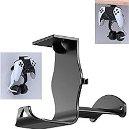 ADDGRIP Wall Mount/Under Desk Game Controller and Headphone Stand | Universal Dual Hanger Holder Compatible with Xbox, PS5, Series X, ONE, PS4, PS3, Switch, Nintendo, PC & More-image-96