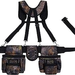 ARTISOUL® Tool Belt With Suspenders Oxford Breathable Family Adults Utility Belt Pouch Multi | Tools | Tool Boxes Belts & Storage | Bags Belts & Pouches-image-41