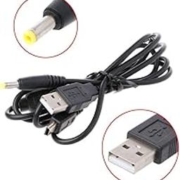 New World 2 In 1 Data Transfer cable and Power Charging Cable Cord Wire USB 2.0 Charger for For PSP 1000, 2000 & 3000 and E1000 all model PSP-14
