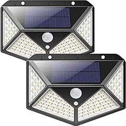 Solar Lights for Garden 100 LED Motion Sensor Security Lamp for Home,Outdoors Pathways | Bright Solar Wireless Security Motion Sensor 100 Led Night Light (100 LED) (2)-picture-9