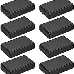 uxcell 8Pcs 58 x 35 x 15mm Electronic Plastic DIY Junction Box Enclosure Case Black-image-68