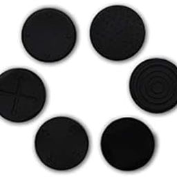 6PC Silicone Thumb Stick Grips Caps Analog Thumbstick Joystick Cap for PS Vita PSV 2000 PSV 1000 (Black)-picture-24