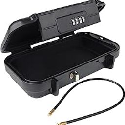 Portable Safe Box,Mini Safe Box with Code,Travel Safe Lock Box Waterproof Small Lockable Box with Removable Chain for Beach Safe,College Dorm Safe,Home or Office Safe-image-24