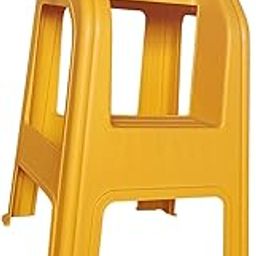 JAZZY PEARLS® Car Washing 2 Step Stool Premium Portable for Home Cleaning Multifunctional Yellow-image-83