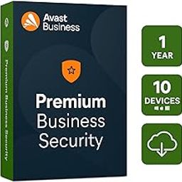Avast Premium Business Security | 10 Devices 1 Year | Includes Online Management Platform | End Point Protection | Ransomware, Phishing & Data Protection | Personal VPN | Windows, Windows Server & Mac OS | Email Delivery in 2 Hrs.-1