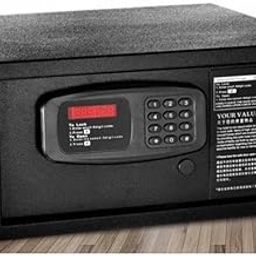 FENGMINGOO Safe Box for Home, Hotel, All Steel Password Anti-Theft Electronic Money Box with Digital Keyboard and Keys, Small Safe to Protect Money, Laptop, Jewellery, A4-image-11