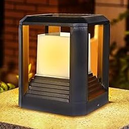 MULTY RAYS Classic Gate Light Water Resistance Cube Pillar Lamp Outdoor Decor Garden Lighting Pole Mount Exterior Fixture for Home Entrance Patio Compound Boundary (Without Bulb, Pack of 1)-image-23