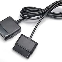 tesha 2PACK PS2 Controller Extension Cable Cord 6ft/1.8m Controller Extension for Sony PlayStation 2 PS2 Game Console-19