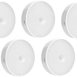 dross LED Motion Sensor Light – Battery-Powered Night Lamp for Indoor Outdoor Use Wireless Portable Easy Setup with No Wiring Needed Pack of 5-image-11