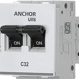 Anchor by Panasonic UNO Mini Roma Plus 16 Amp Double Pole C Curve Mini MCB | ISI Marked Double Pole 16A Mini MCB (89988)-21