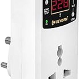 LVP 6A, 220VAC, Digital Under-Over Voltage Protector Safety Device Plug Socket, Adjustable Hi-Low Voltage Cut off-13