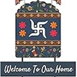 Webelkart Wooden Welcome To Our Home Designer Customised Wall Hanging For Home Decor, Wall hanging For Home Entrance outdoor,Wooden Wall Hanging(12x11" inches)-image-62