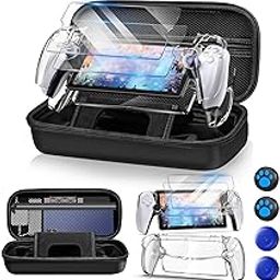 yantralay 6 in 1 Hard Carrying Case with Protective Cover for Play Station 5 Portal, Non Slip Soft Case Cover , Screen Protectors & Thumb Grips for PS5 Portal Console.-image-37