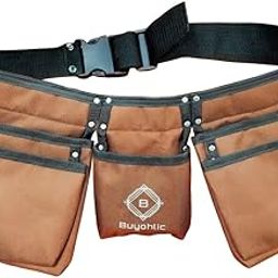 Heavy-Duty Polyester Tool Bag with 11 Pockets – Double-Sided Design with Multiple Side Pockets- Quick Release Buckle-image-25