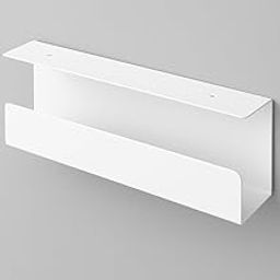 MAXSERA Under Desk Cable Tray for Wire Management|Power Strip Tray and Charging Wires |Cord Organizer, Wire Tamer for Office and Home| White -(Set-1)-image-41