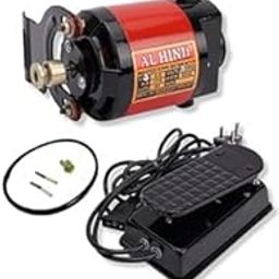 Electric Foot Pedal Motor, 1.5 Amp Power Rating, Black and Red-picture-11