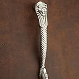 GLOXY ENTERPRISE Aluminium 11.5 Inch Lion Shape Curved Door Handles for Main Door Handle Decorative Pull-Push Handle for Home/Office for Wooden and Glass Door Handle (Silver Finish, Pack of 1)-picture-12