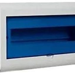 XXL Line Distribution MCB Box Arrival Plastic Wall Plate (White and Blue) (18 WAY)-17
